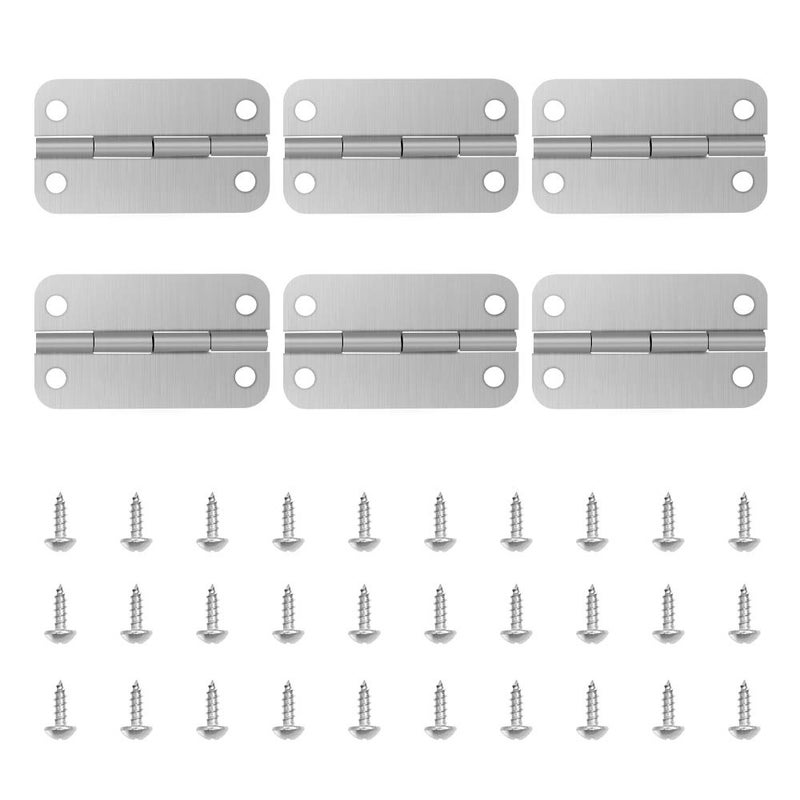 Picowe 6 Pack Cooler Hinges for Igloo Ice Chests, Cooler Stainless Steel Hinges Replacement Set with Screws - Image 1
